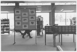 Patrons using the Dagny Juell Boys and Girls Room of the Library