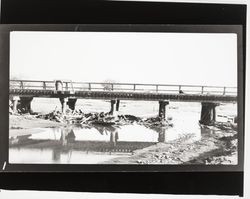 Flood damage to the North West Pacific tracks between Healdsburg and Hopland