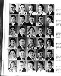 Petaluma High School class of 1934, Petaluma, California, 1934