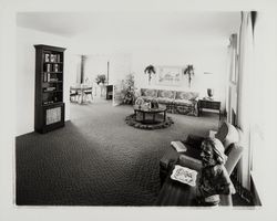 Living rooms in model homes at Oakmont, Santa Rosa, California, 1967