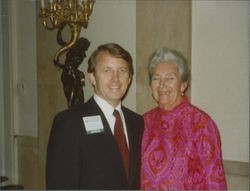 Leo McCarthy and Helen Putnam at a White House reception, Washington, D.C., 1978