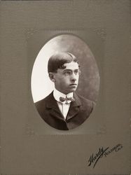 Portrait of Clifford L. Cox at age twenty