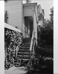 Exterior and outbuildings of The Gables, 4257 Petaluma Hill Road, south of Santa Rosa, California, September 1983