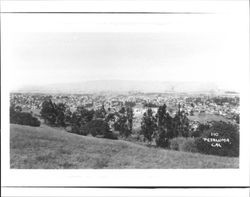 Petaluma, Cal.--panoramic view of Petaluma, looking east, from the hill behind Petaluma High School