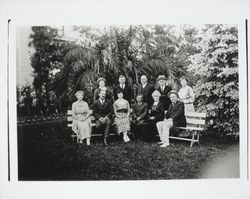 Members of the Coombs family at Fountaingrove