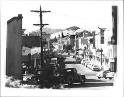 Kentucky Street looking toward City Hall, Petaluma, California, 1949