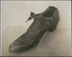 Sole survivor of Orlando Fountain's Shoe Store, 529 Fourth Street, Santa Rosa, California, 1906