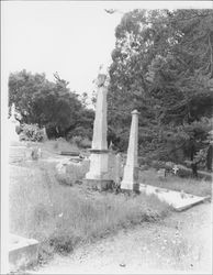 Views of Canfield Cemetery, Bloomfield, California, 1973