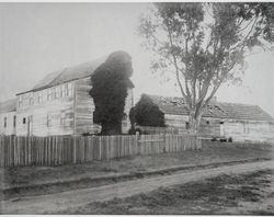 Fort Ross Commandant's house with its two story addition, Fort Ross, California, about 1900