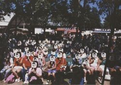 Elvis Presley is in the audience at the Sonoma County Fair, Santa Rosa, California, 1997