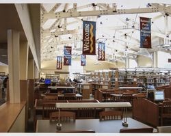 Main reading room of the Rohnert Park-Cotati Regional Library, Rohnert Park, California, 2013