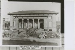 Front view of the Post Office, Santa Rosa, California, Nov. 1, 1909