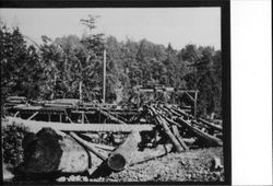 Wade Sturgeon's mill under construction