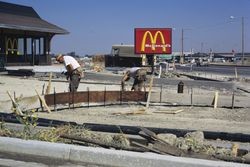 McDonald's under construction at 331 Cleveland Avenue, Santa Rosa, California, Aug. 1973