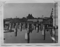 Poultry Producers of Central California's mill warehouse under construction, Petaluma, California, about 1938