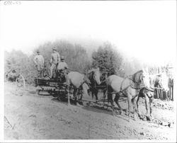 Grading roads near Occidental