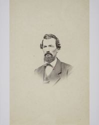 Portrait of Alfred Adams taken in Petaluma, California, in the 1870s