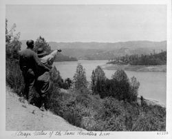 Storage waters of the Snow Mountain Dam