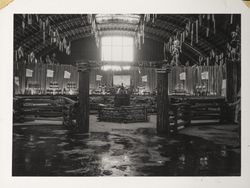 Sonoma County wines display at Sonoma County Fair, Santa Rosa, California, 1947