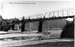 River crossing Monte Rio, California