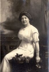 Portrait of Lydia Dorothy Stack Goodyear, about 1915