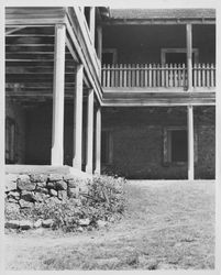 Partial view of the Old Adobe, Petaluma, California, about 1965