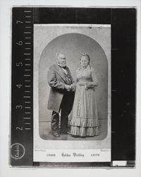 Golden wedding anniversary portrait, Petaluma, California, 1878