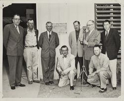 Dedication of Sheep and Swine Barn at the Sonoma County Fair, Santa Rosa, California, 1953