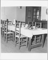 Views of the living quarters at the Petaluma Adobe, Petaluma, California, about 1967