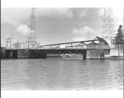 D Street Bridge over the Petaluma River, Petaluma, Calif, viewed from the north, about 1972