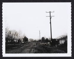 North side of Blue Bell Drive, Santa Rosa, California, looking west from 2000 Blue Bell Dr., Feb. 8, 1969