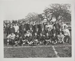 Bone Crushers football team group portrait