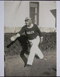 Patrick Sullivan softball pitcher, Petaluma, California, January 15, 1934