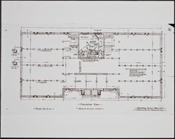 Architectural plan No. 3-L of Cotati School, 201 West Sierra Avenue, Cotati, California, 1921