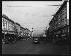 500 block of Fourth Street, looking east, Santa Rosa, California, 1933