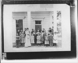 Dunham School students, Petaluma, California, 1902