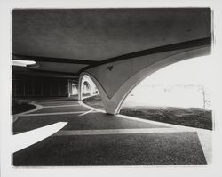 Covered walkway at Lark Hall, Santa Rosa, California, 1967