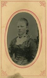 Portrait of an unidentified young woman