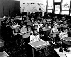 Classroom at Village Elementary School, Santa Rosa, California, 1957