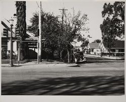 Looking west on College Avenue from Mendocino Avenue