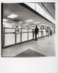 Lobby of Summit Savings main office, Santa Rosa, California, 1970