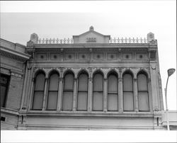 Architectural details on the 1886 portion of the McNear Building