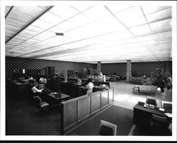 Interior view of Santa Rosa Savings and Loan