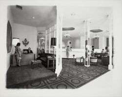 Lobby of Lincoln National Bank, Santa Rosa, California, 1964