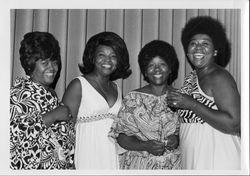 Alice Gray and daughters, Petaluma, California, about 1970