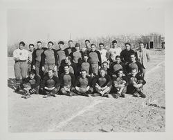 Bone Crushers football team group portrait