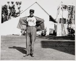 Ezekial Denman McNear in the uniform of the Hitchcock Military Academy, about 1910