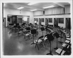 Music room at Montgomery High, Santa Rosa, California, 1959