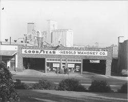 Exterior view of the Herold Mahoney Company, Petaluma, California, 1961