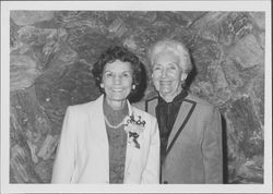 Jennie Falletti and Supervisor Helen Putnam, Santa Rosa, California, 1984